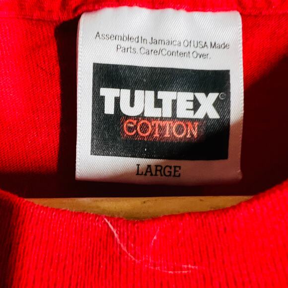 Vintage 90s Jack's Back Graphic Tee Jack in the Box Red Short Sleeve Shirt - L - Picture 4 of 4